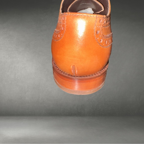 Men’s Cole Haan Saddle Leather Tan Shoes 9 1/2 med - Picture 6 of 9